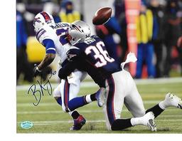 Brandon King New England Patriots Autographed 8x10 Strip Photo w/ManCave Autographs coa