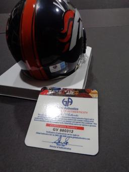 Von Miller Denver Broncos Autographed Riddell Mini Helmet w/GA coa