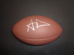Aaron Donald Los Angeles Rams Autographed Wilson Football w/GA coa