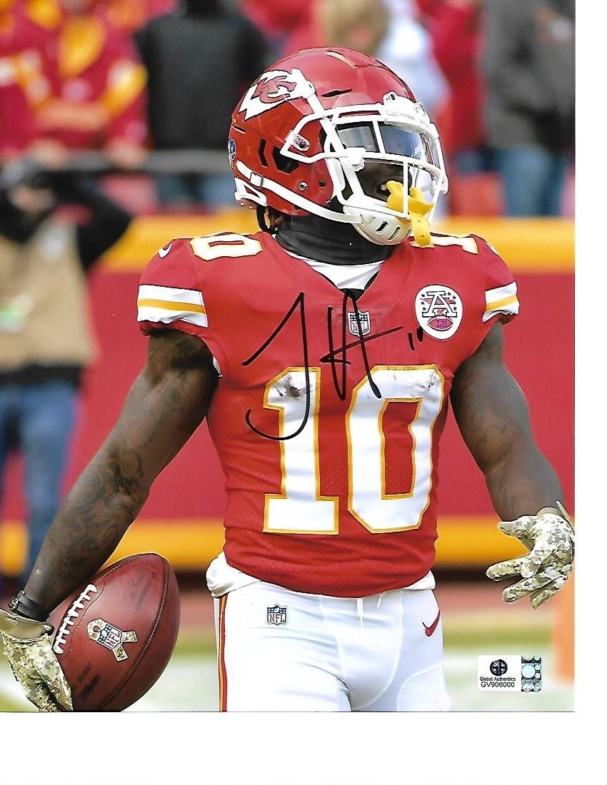 Tyreek Hill Kansas City Chiefs Autographed 8x10 Profile Photo w/GA coa