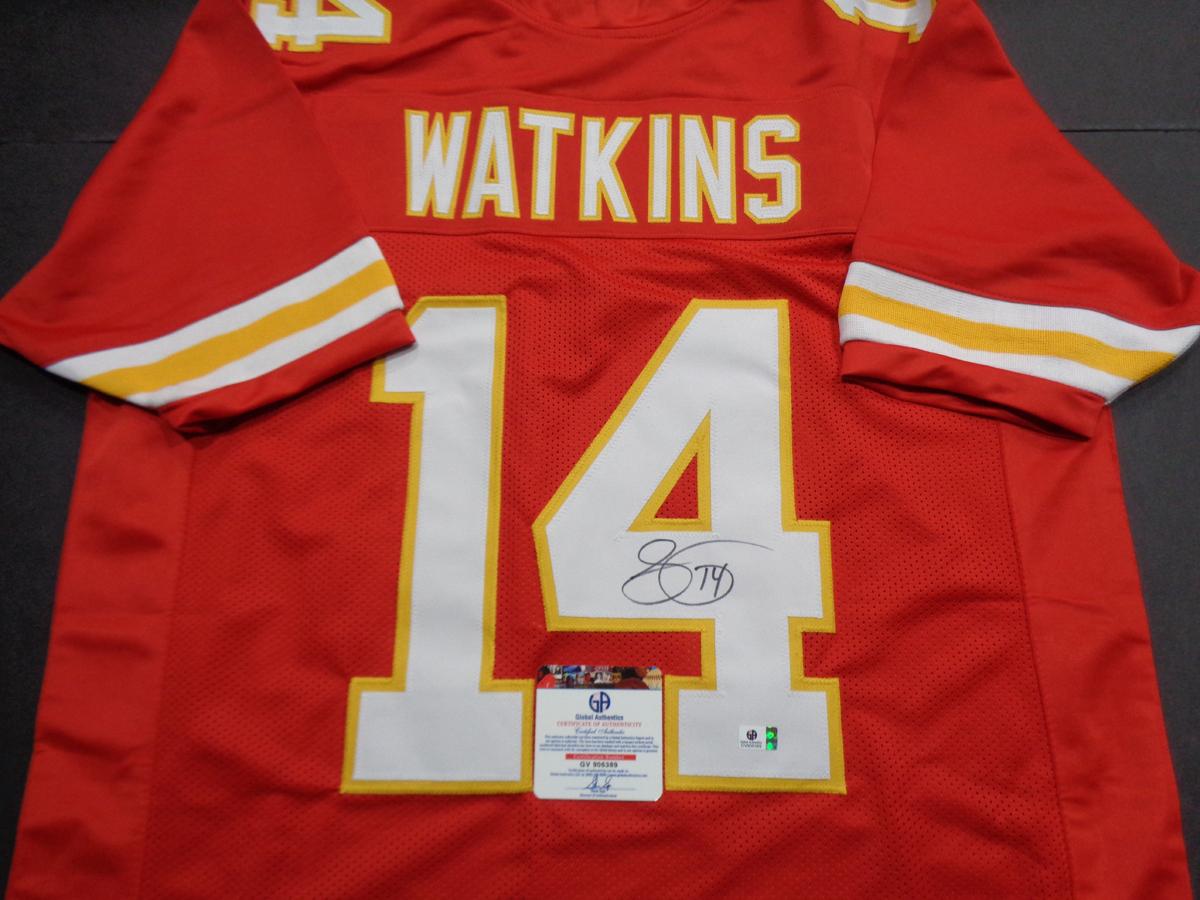 Sammy Watkins Kansas City Chiefs Autographed Custom Red Style Jersey w/GA coa