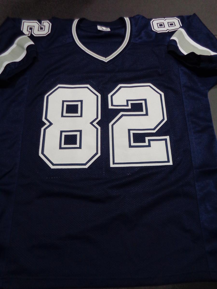 Jason Witten Dallas Cowboys Autographed Custom Blue Football Style Jersey w/GA coa