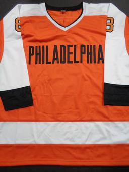 Dave Schultz Philadelphia Flyers Autographed Custom Hockey Jersey JSA W coa