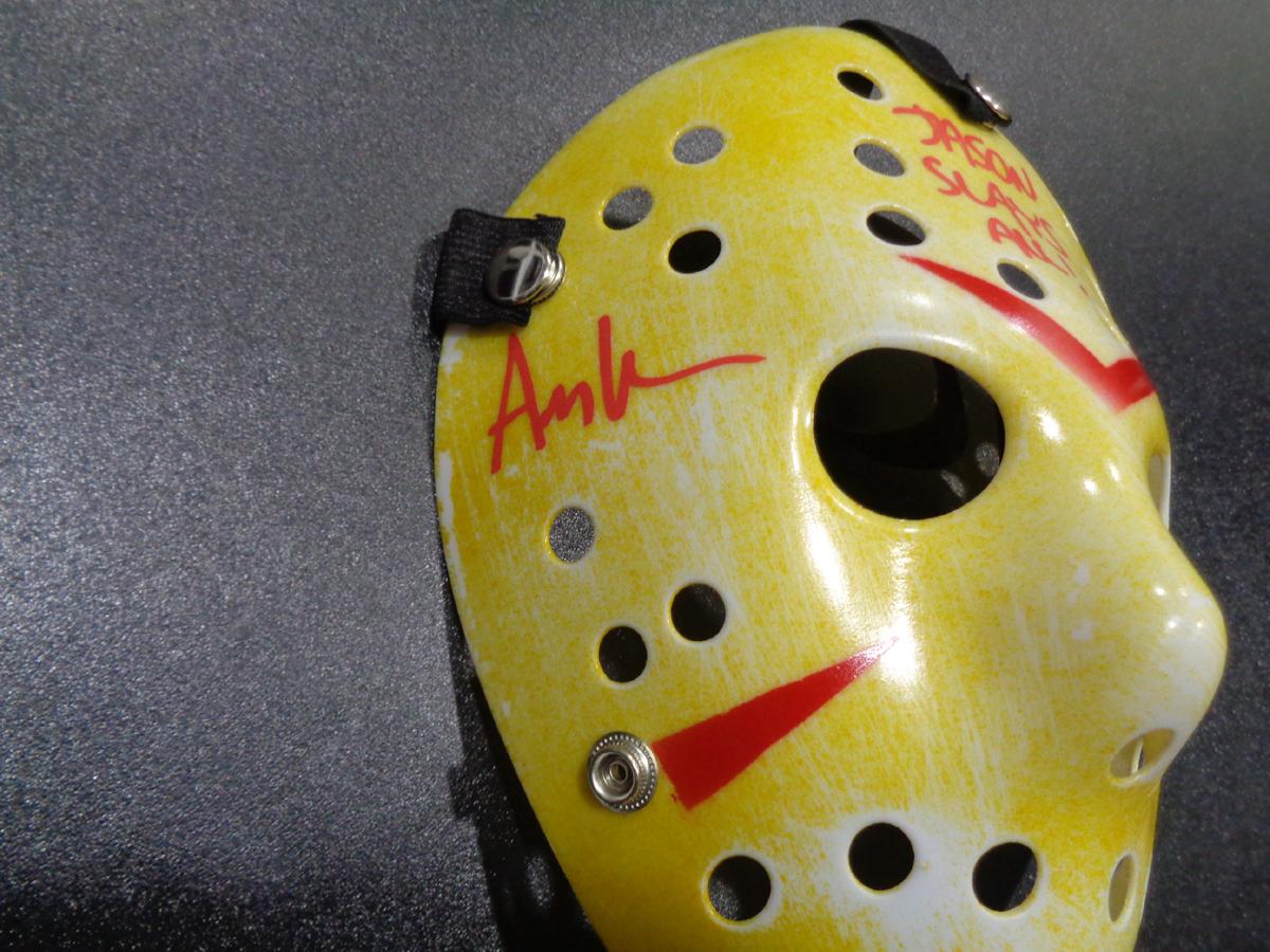 Ari Lehman JASON Friday the 13th Autographed & Inscribed Hockey Mask JSA coa