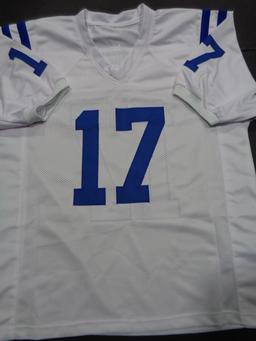 Phillip Rivers Indianapolis Colts Autographed Custom Football Jersey GA coa