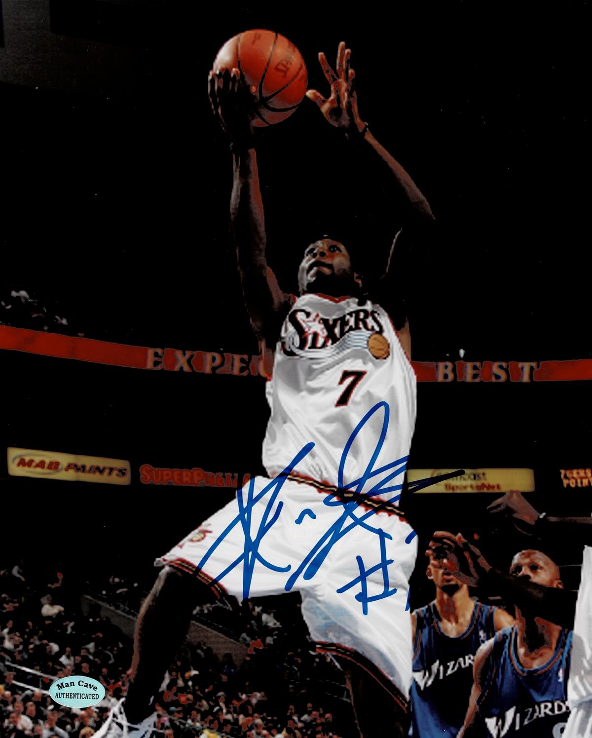 John Salmons Philadelphia 76ers Autographed 8x10 Photo Mancave Authenticated coa