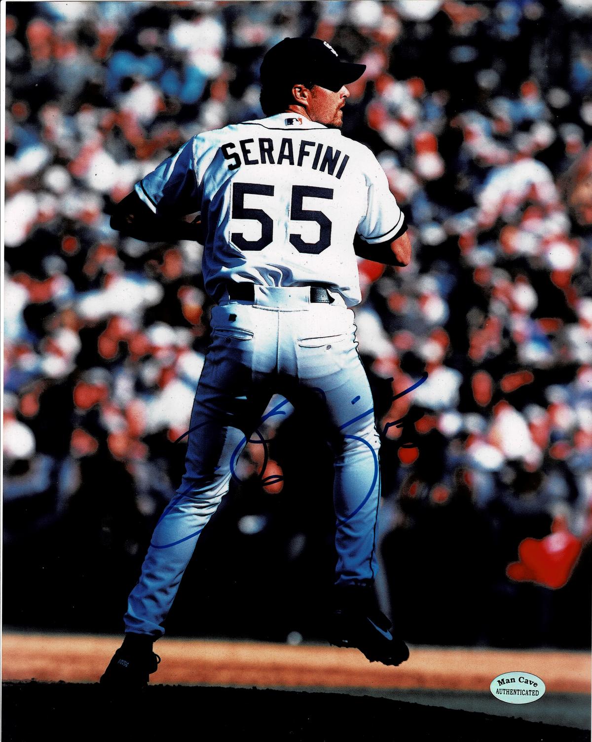 Dan Serafini San Diego Padres Autographed 8x10 Photo Mancave Authenticated coa