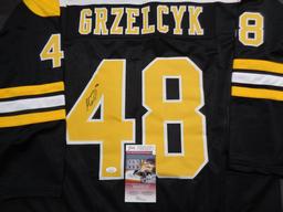 Matt Grzelcyk Boston Bruins Autographed Custom Hockey Jersey JSA W coa