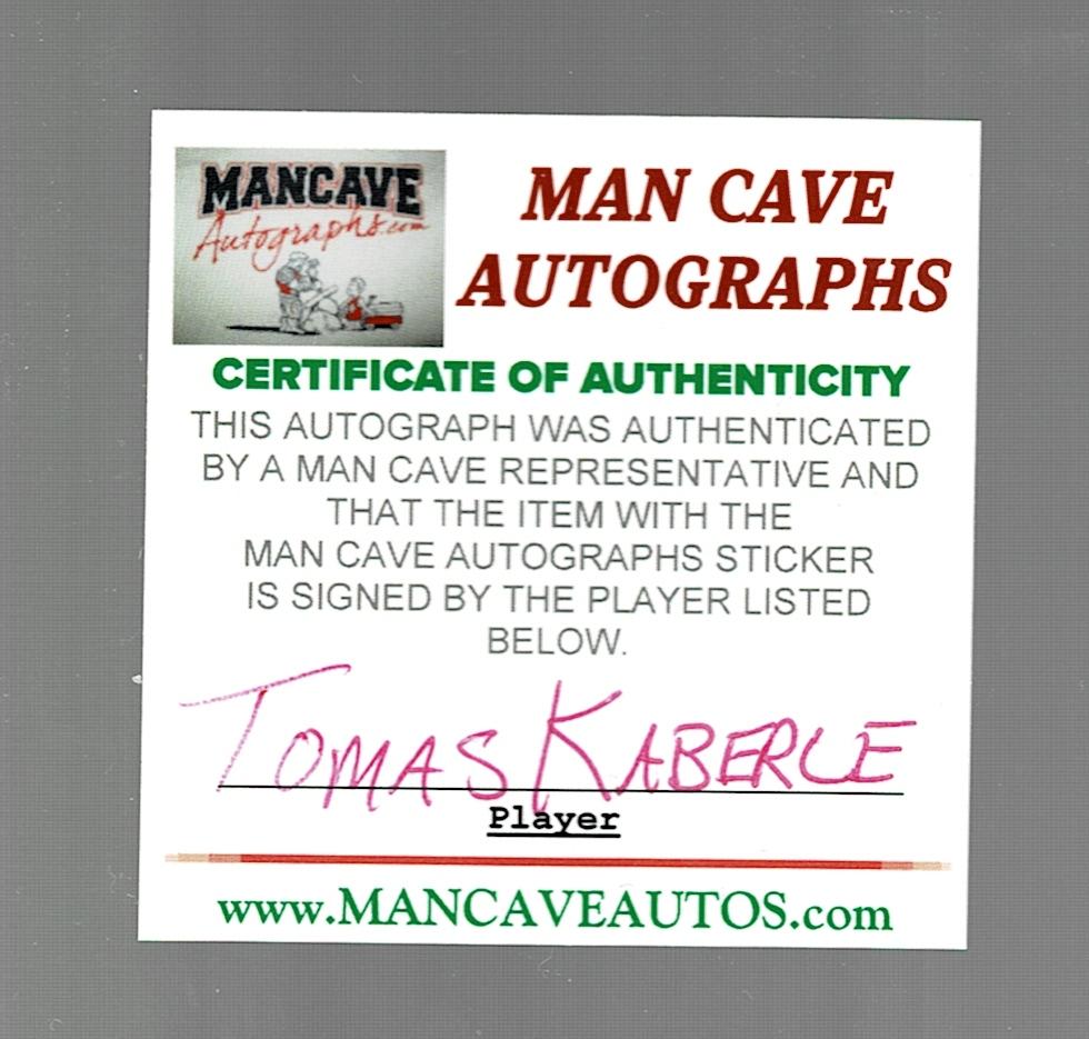 Tomas Kaberle Toronto Maple Leafs Autographed 8x10 Photo Mancave Authenticated coa