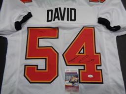 Lavonte David Tampa Bay Buccaneers Autographed Custom Football Jersey JSA W coa