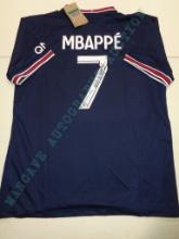 Kylian Mbappé Paris Saint-Germain Autographed Nike 21-22 Home Jersey GA coa