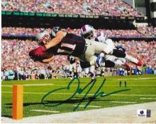 Julian Edelman New England Patriots Autographed 8x10 Photo GA coa