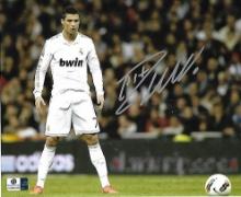 Cristiano Ronaldo Real Madrid Autographed 8x10 Photo GA coa