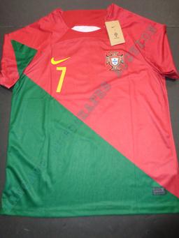 Cristiano Ronaldo Portugal Autographed Nike 2022-23 FIFA World Cup Soccer Jersey GA coa