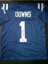 Josh Downs Indianapolis Colts Autographed Custom Football Jersey Beckett Hologram