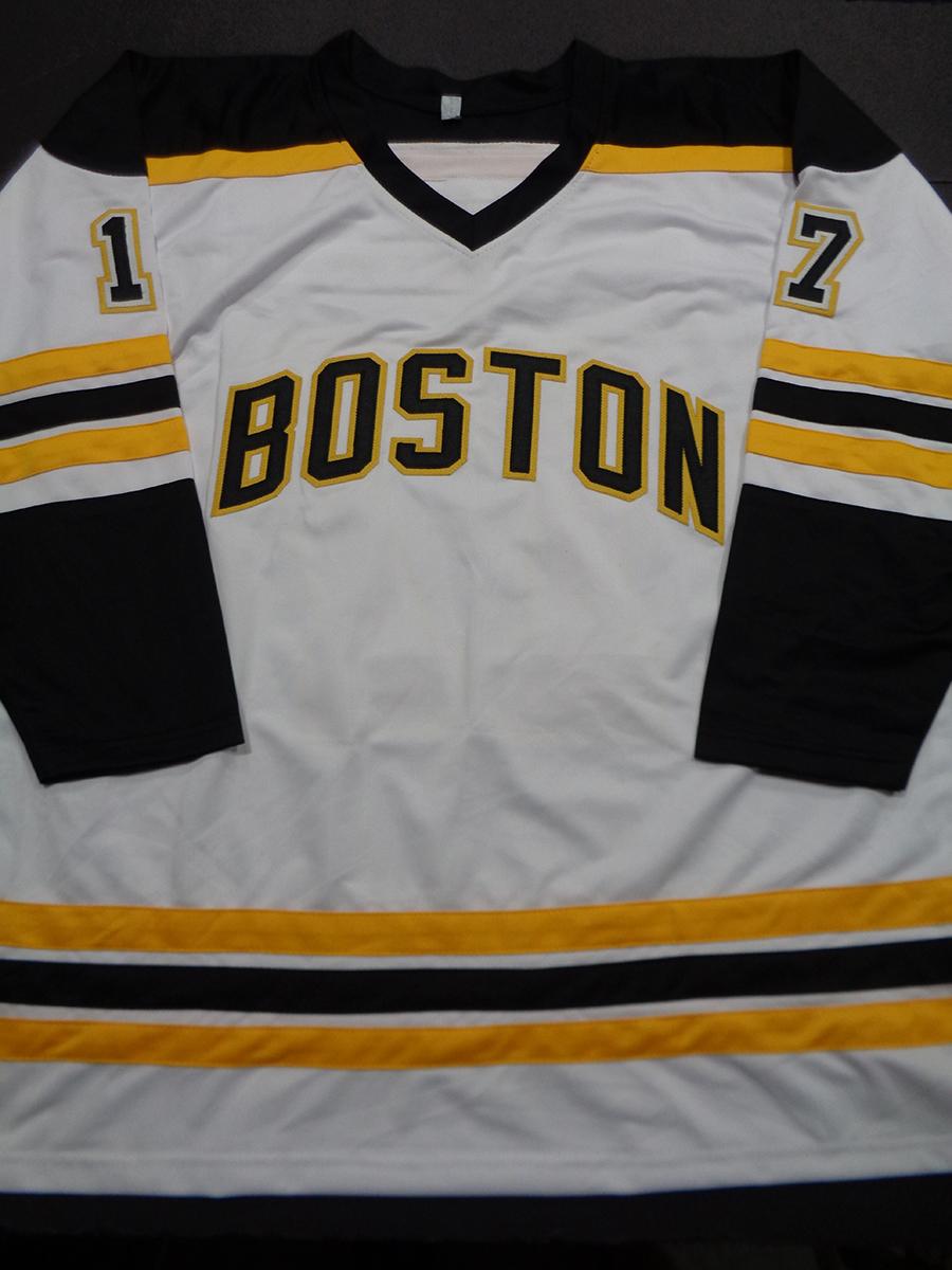 Milan Lucic Boston Bruins Autographed Custom Hockey Jersey JSA W coa