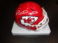 Patrick Mahomes Kansas City Chiefs Autographed Riddell Mini-Helmet GA coa