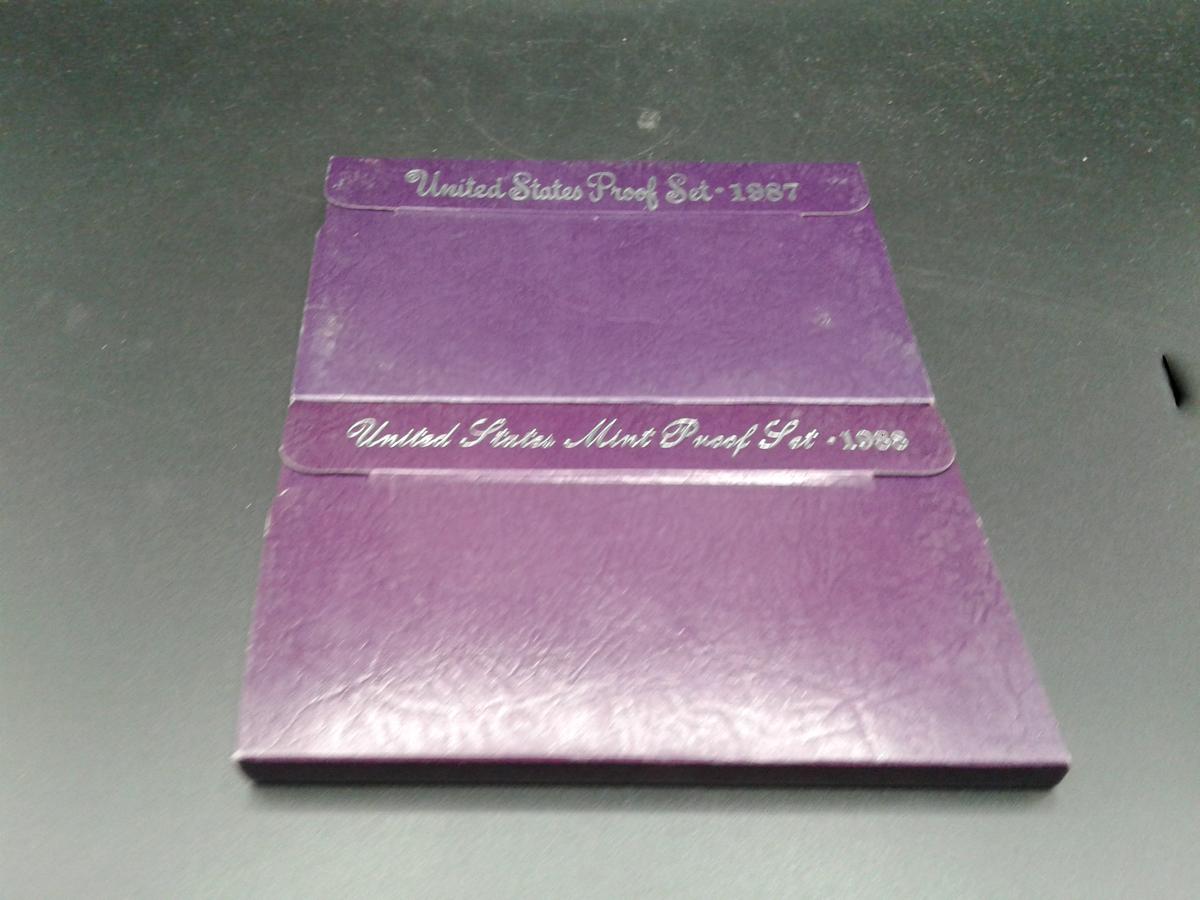 1987 & 1988 US Proof Set