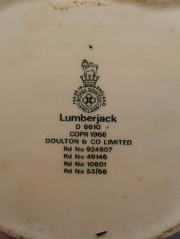 Royal Doulton Face Jug: Lumberjack D6610