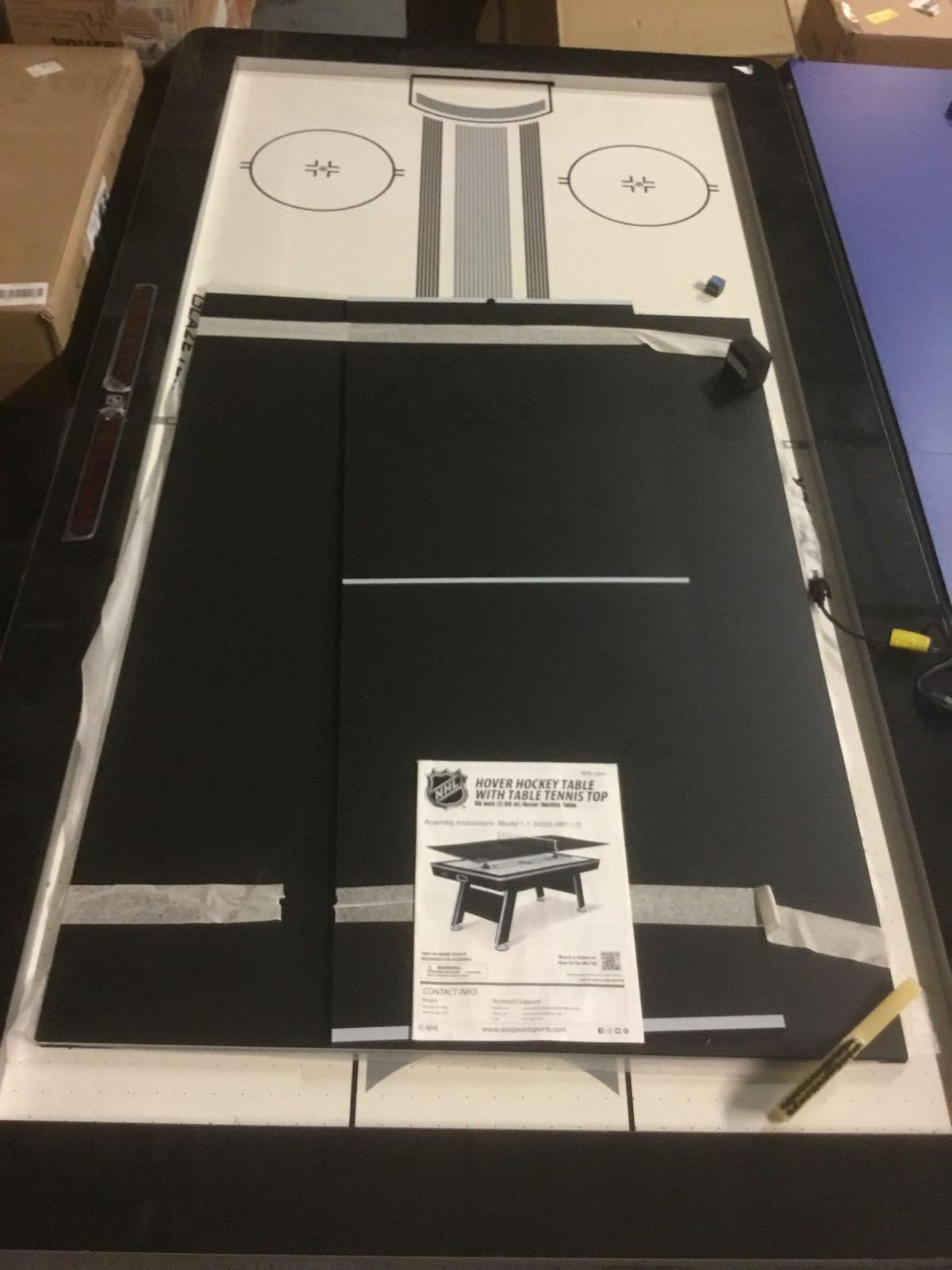 Hover Hockey Table w/ Table Tennis Top, NHL