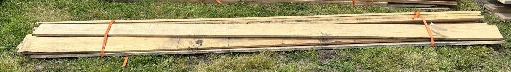12ft pine rough cut lumber