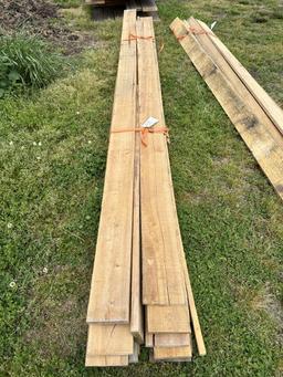 12ft pine rough cut lumber