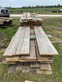 8ft to 12ft cypress rough cut lumber