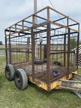 bumper pull livestock trailer