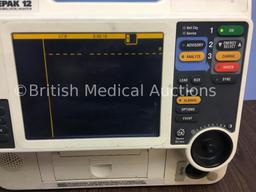 2 x Medtronic Physio-Control Lifepak 12 12-Lead Biphasic Defibrillator / Monitors with CO2, SPO2,