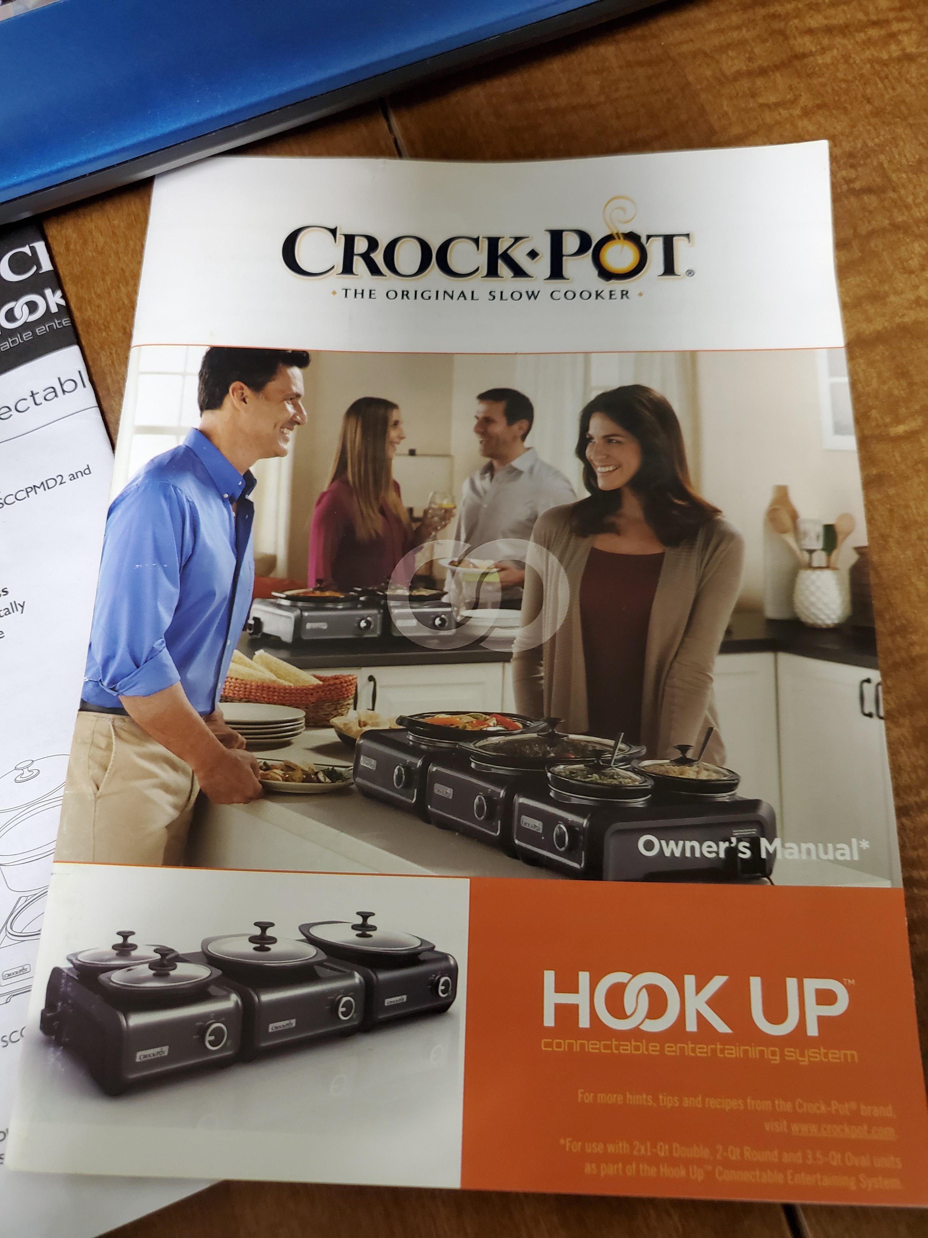 Like New Crock Pot Hook Ups---2pc.