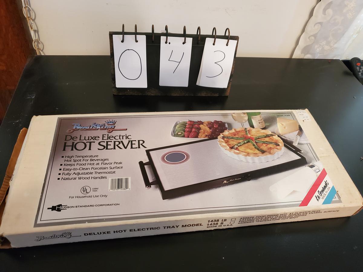 new in the box hot plate