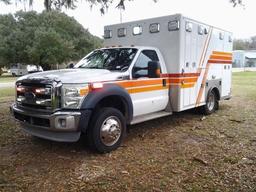 *** EMS State Licensed Only *** 2011 Ford F-450 XLT Ambulance, VIN # 1FDUF4GTXBEA09104