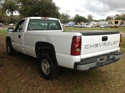 2003 Chevrolet Silverado Pickup Truck, VIN # 1GCGC24UX3Z322109