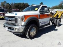 2018 Ford F-450 Cab & Chassis Truck, VIN # 1FDUF4GTXJEC93803
