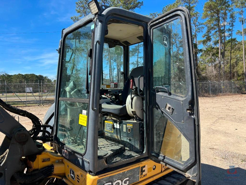 2014 JOHN DEERE 60G MINI EXCAVATOR; SER#1FF060GXPDJ285571