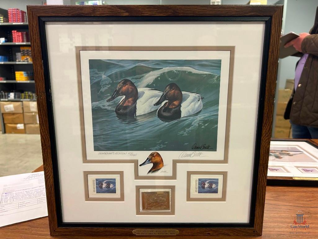 LOT CONSISTING OF SOUTH CAROLINA WATERFOWL DUCK STAMP PRINTS