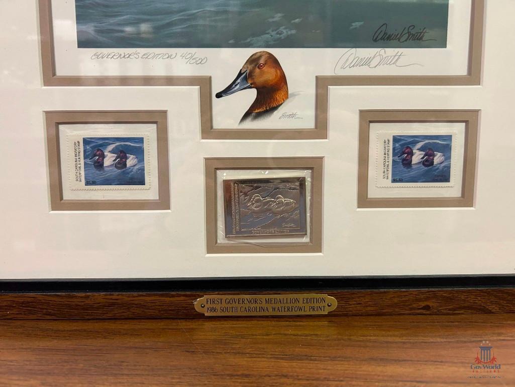 LOT CONSISTING OF SOUTH CAROLINA WATERFOWL DUCK STAMP PRINTS