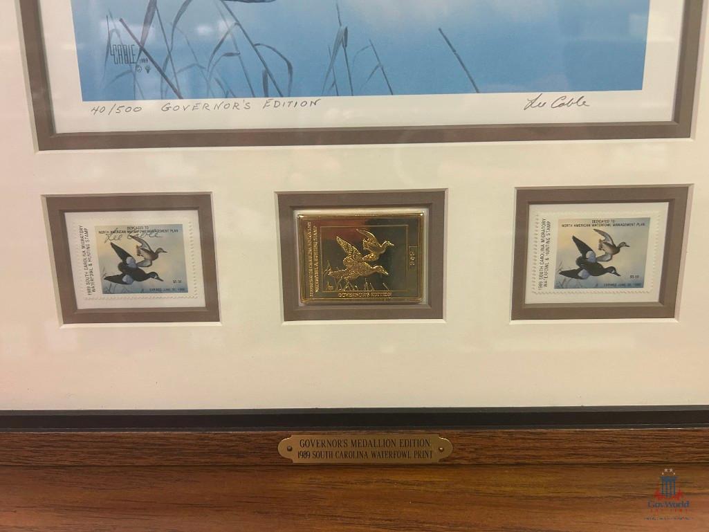 LOT CONSISTING OF SOUTH CAROLINA WATERFOWL DUCK STAMP PRINTS