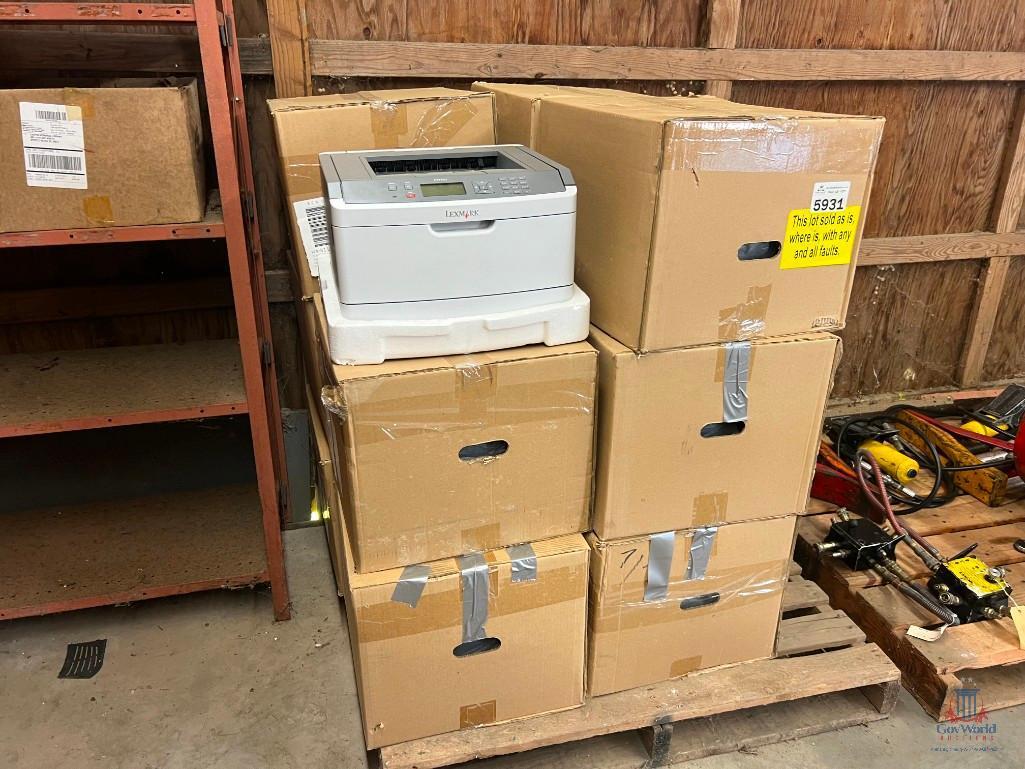 LOT CONSISTING OF (12) NEW LEXMARK E460D PRINTERS