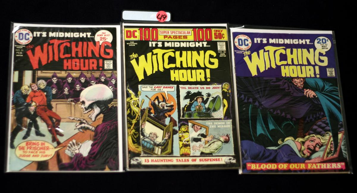 Witching Hour #38, 42, 51 - Lot of (3) Bronze Age DC Horror!