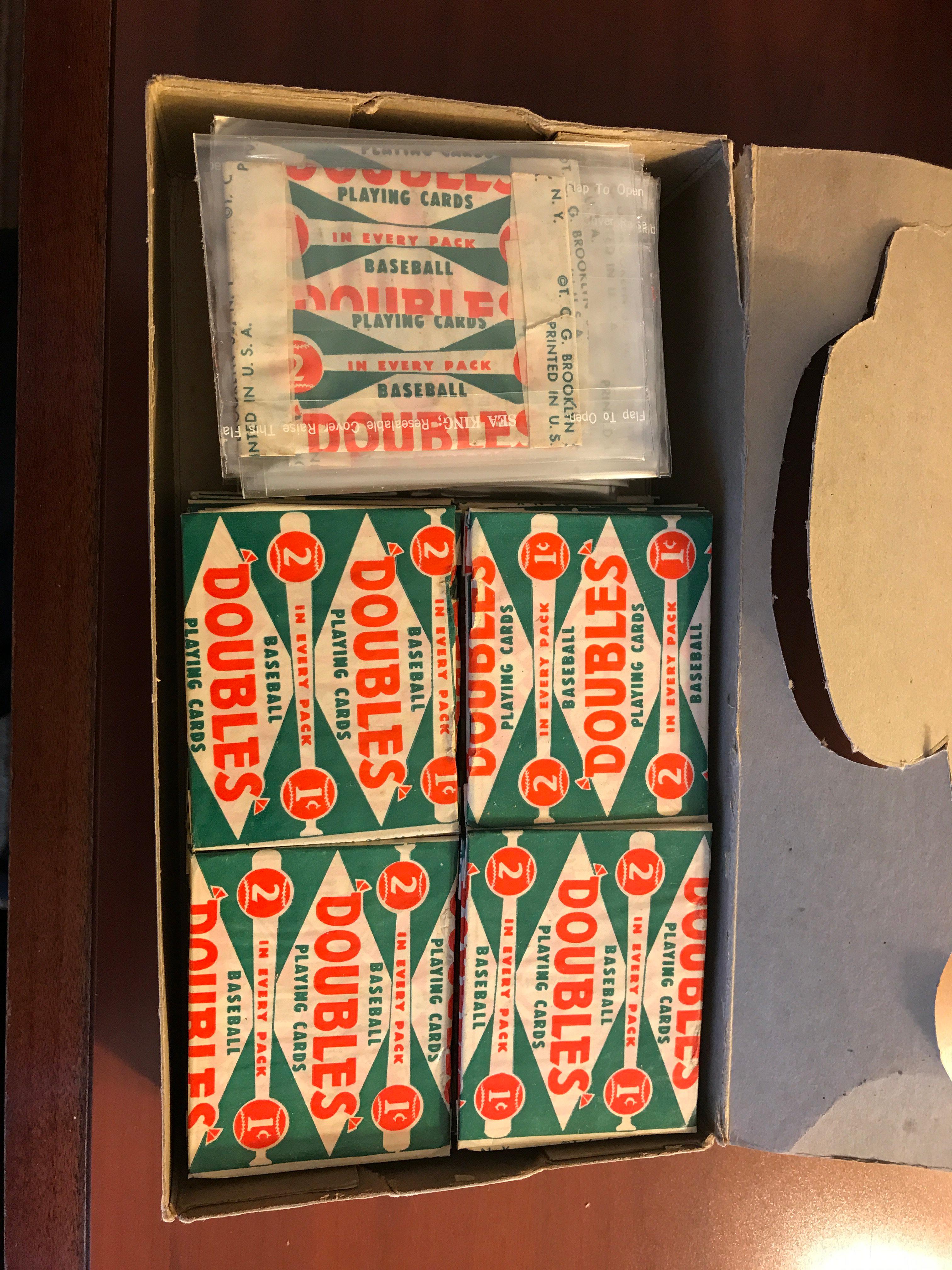 1951 Topps Red Back Packs Lot of (10) - from Full Box!  RARE!