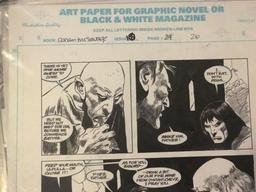 Conan The Savage #10, Page 24 original art and pencils by John Buscema - signed by Buscema!