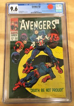 Avengers #56 - CGC 9.6 - Only 1 higher!