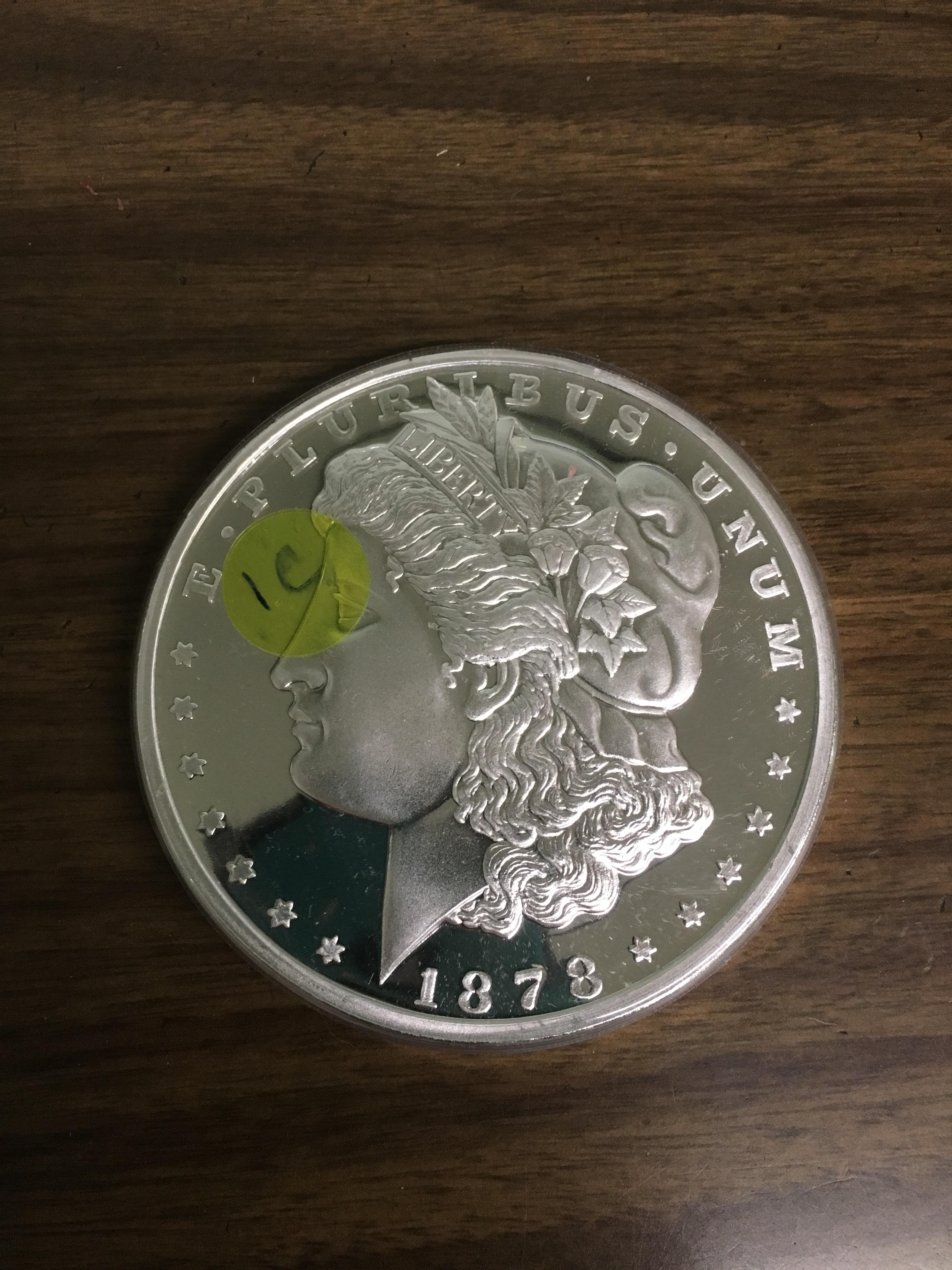 1 Pound Silver Coin - BU - 16 FULL ounces of Silver!