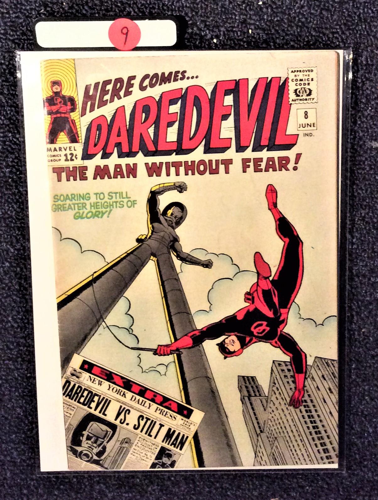 DAREDEVIL #8--ORIGIN/ 1ST APP STILT-MAN....CGC IT