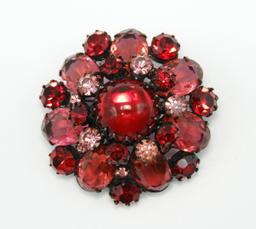 Vintage Original by Robert Red Stone Brooch