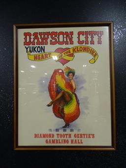 Framed Dawson City Yukon Picture