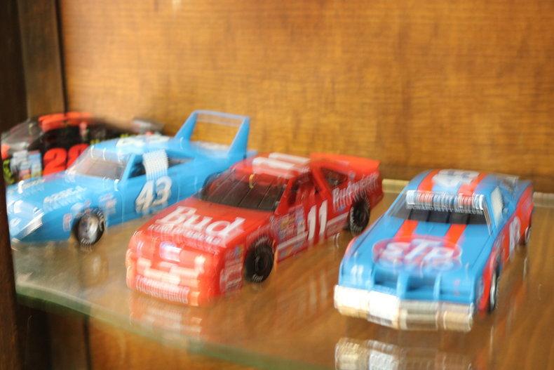 Curio Cabinet with Diecast Cars