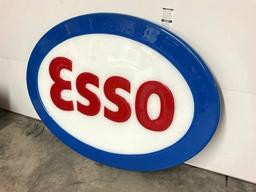 Embossed Plastic ESSO Sign 50x36