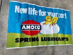 AMOCO Store Banner with Chicken